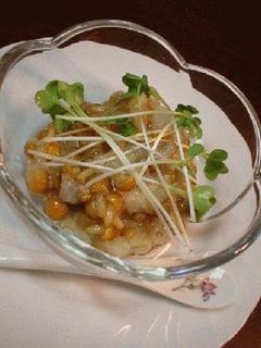 納豆となめこの雪見和え-レシピのメイン写真