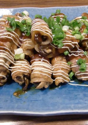 簡単＜豚肉の椎茸ロール　焼肉風味＞♪-レシピのメイン写真