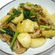 カブと豚肉のこっくり炒め