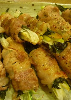 豚肉の大葉ねぎ巻き-レシピのメイン写真
