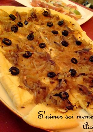Pissaladie're(玉葱のピザ)-レシピのメイン写真