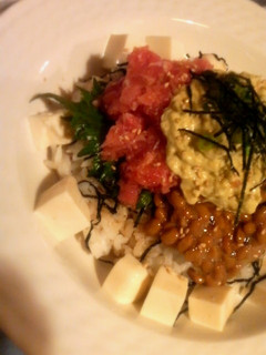 納豆とネギトロの混ぜ混ぜ丼!!-レシピのメイン写真