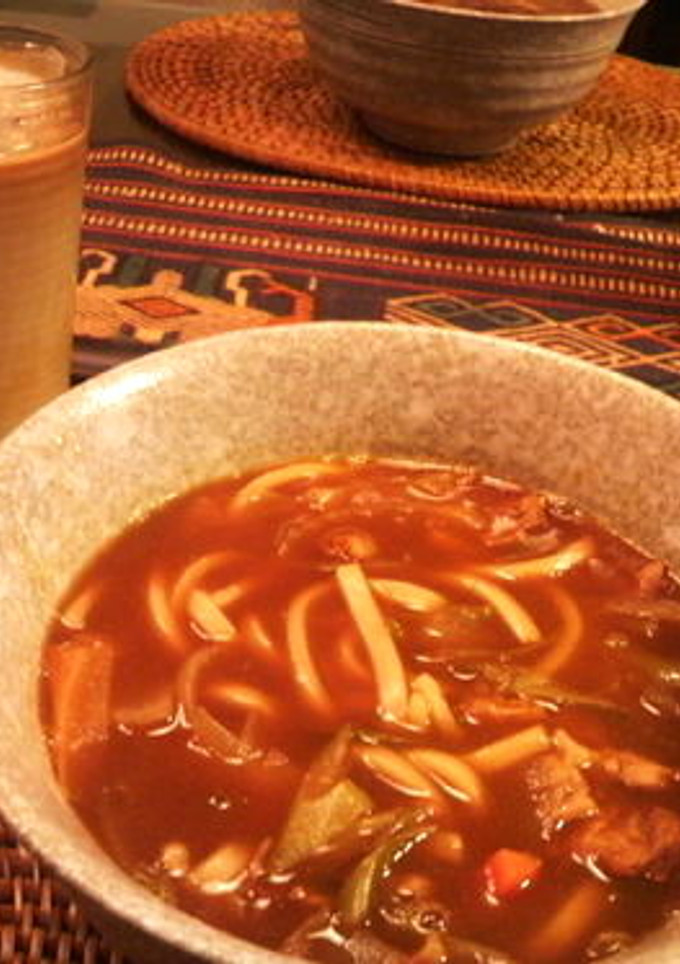 簡単定番！カレーうどん-レシピのメイン写真