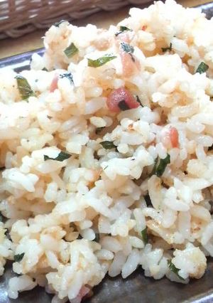 さっぱり！梅しそ炒飯-レシピのメイン写真