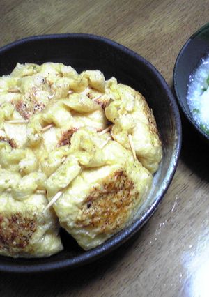 油揚げのツナ豆腐焼き♪-レシピのメイン写真