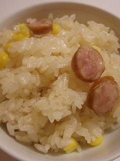 炊飯器で簡単ウインナーピラフ!-レシピのメイン写真