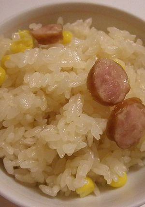 炊飯器で簡単ウインナーピラフ！-レシピのメイン写真