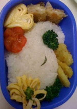 キャラ弁　ぞうさん-レシピのメイン写真