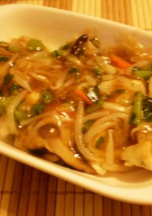 ☆エコ料理！？餃子のとろ～り野菜あんかけ-レシピのメイン写真