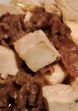 お肉とお豆腐煮-レシピのメイン写真