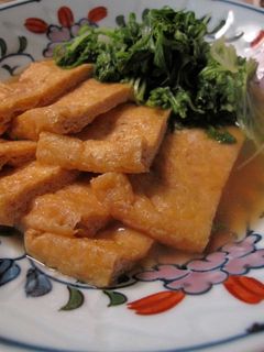 簡単☆揚げと水菜の炊いたん-レシピのメイン写真