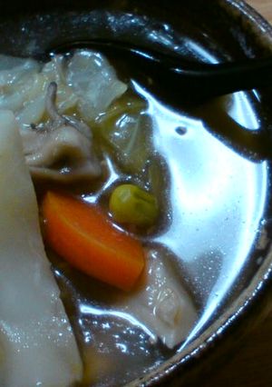 体ぽかぽか♪野菜&生姜たっぷり蒸すスープ-レシピのメイン写真