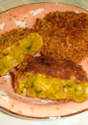 リメイク♪かぼちゃの煮物でカレーコロッケ-レシピのメイン写真