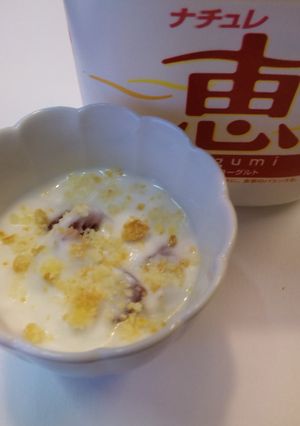 翌朝幸せ。。。クランベリーヨーグルト-レシピのメイン写真