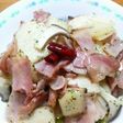 ベーコンポテトのペペロンチーノ♪
