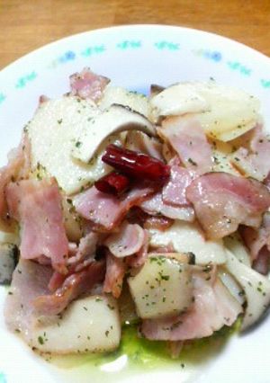 ﾍﾞｰｺﾝﾎﾟﾃﾄのﾍﾟﾍﾟﾛﾝﾁｰﾉ♪-レシピのメイン写真