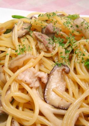 簡単！にんにく和風スパゲッティ♪-レシピのメイン写真