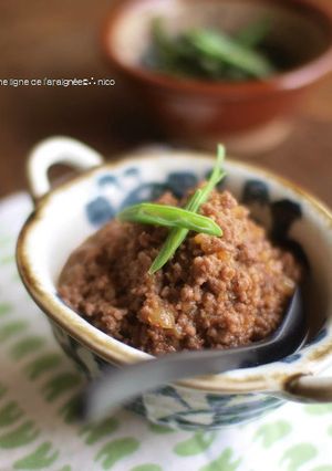ウチの定番・合いびきで肉そぼろ。-レシピのメイン写真