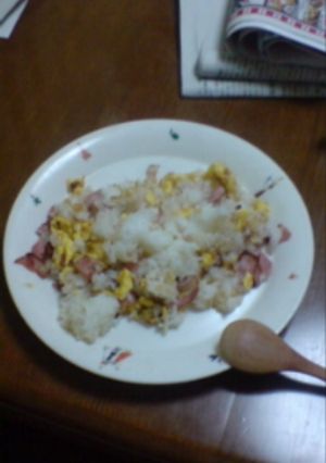 ☆家にあるもので作ったお手軽チャーハン★-レシピのメイン写真