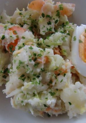 ポテトサラダ＋ついでに茹で卵-レシピのメイン写真