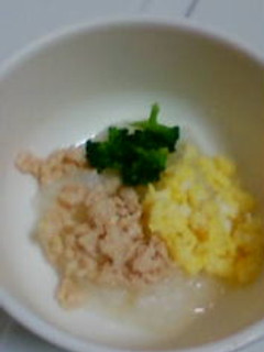 離乳食後期に!三色丼-レシピのメイン写真