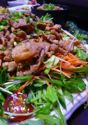 野菜もりもり☆焼肉ｻﾗﾀﾞ☆-レシピのメイン写真