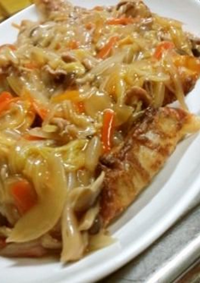 ﾎﾞﾘｭｰﾑUP揚げ餃子の和風あんかけ♪-レシピのメイン写真