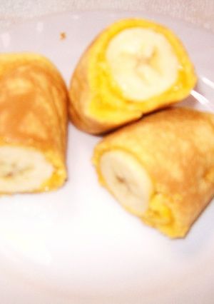 ホットケーキミックスィーツ＝☆バナナ巻き-レシピのメイン写真