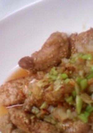 豚肉の甘酢ねぎ-レシピのメイン写真