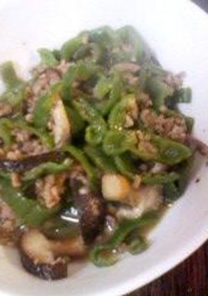 妙にうまいピーマンしいたけ肉さっぱり炒め-レシピのメイン写真