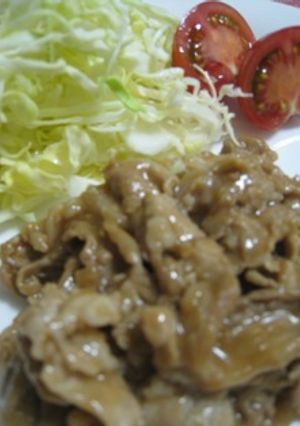大好き！安い豚肉でしょうが焼き。-レシピのメイン写真