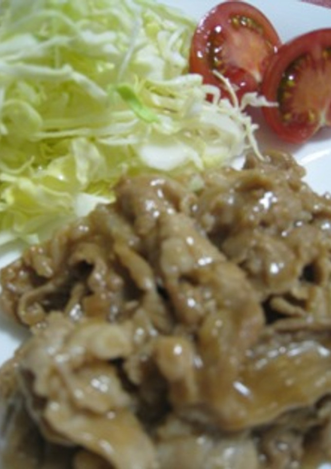 大好き！安い豚肉でしょうが焼き。-レシピのメイン写真