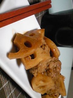 ✿つくねと蓮根のソース和え✿-レシピのメイン写真