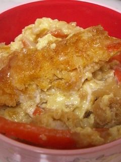 簡単♪エビフライの玉子とじ丼-レシピのメイン写真