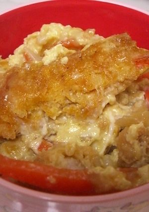 簡単♪エビフライの玉子とじ丼-レシピのメイン写真