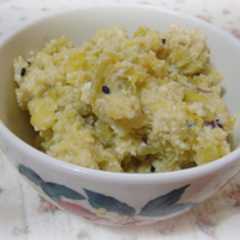 รูปของ さつまいもと豆腐の白和え風