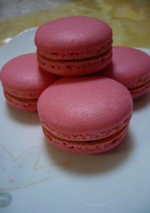 マカロン　桜色-レシピのメイン写真