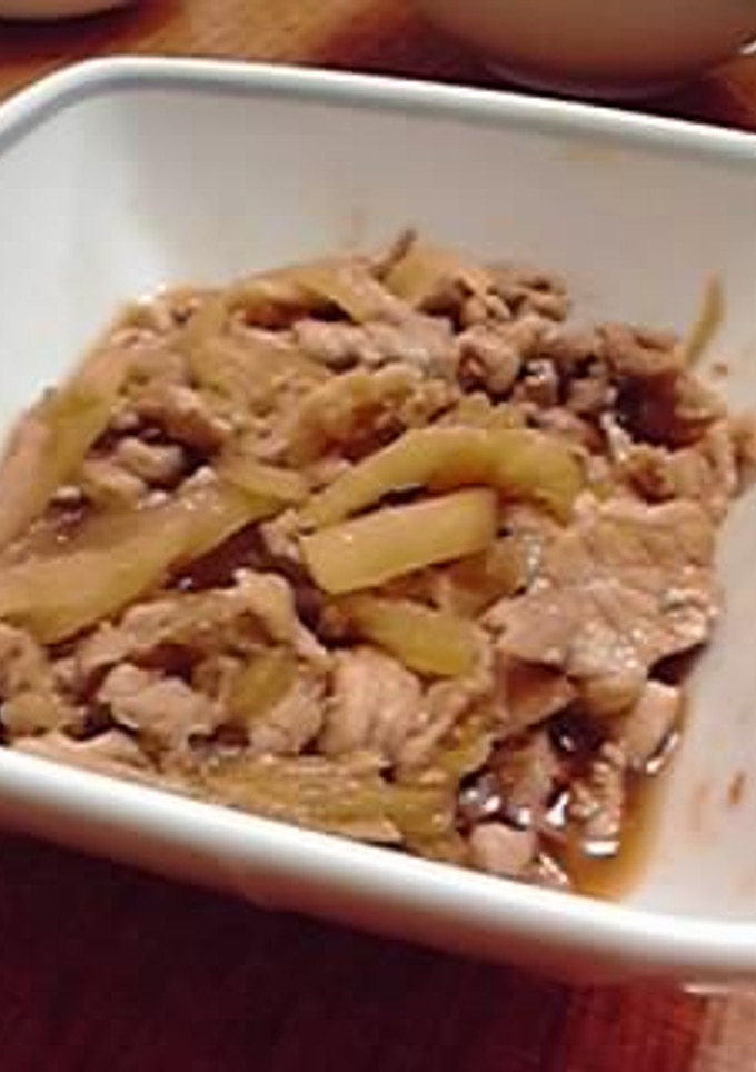 豚肉と大根となすの甘辛炒め-レシピのメイン写真