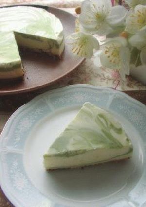 はんなり♪京風抹茶レアチーズケーキ-レシピのメイン写真