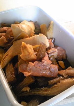 春の煮物（ふきと筍）-レシピのメイン写真