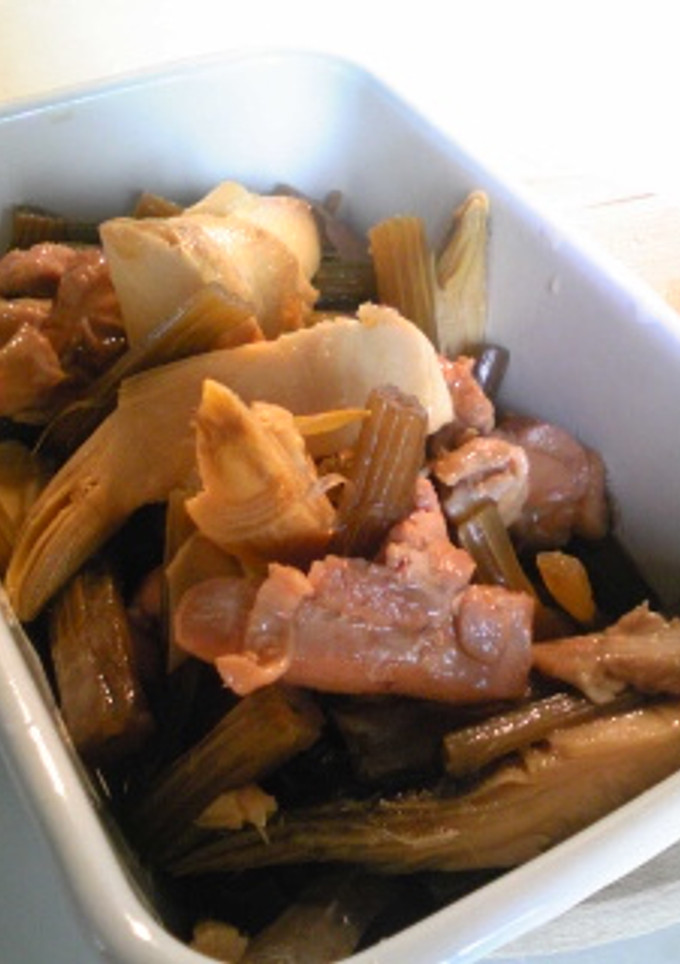 春の煮物（ふきと筍）-レシピのメイン写真