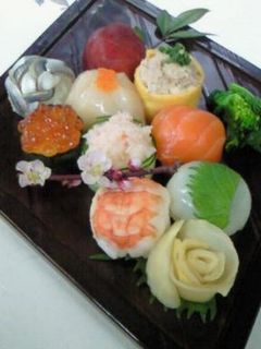 【ひなまつりに手まり寿司】-レシピのメイン写真