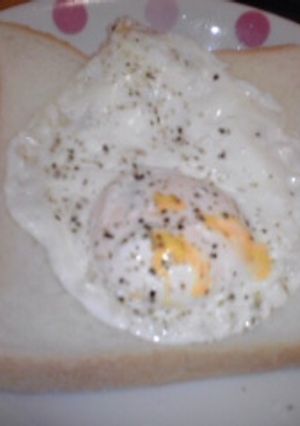 超手抜き☆レンジで目玉焼き-レシピのメイン写真