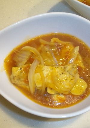 鶏胸肉がとろん♪野菜たっぷりトマト煮込み-レシピのメイン写真