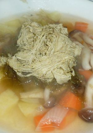 昆布茶で茶♪チャ♪ちゃ♪スープ☆-レシピのメイン写真