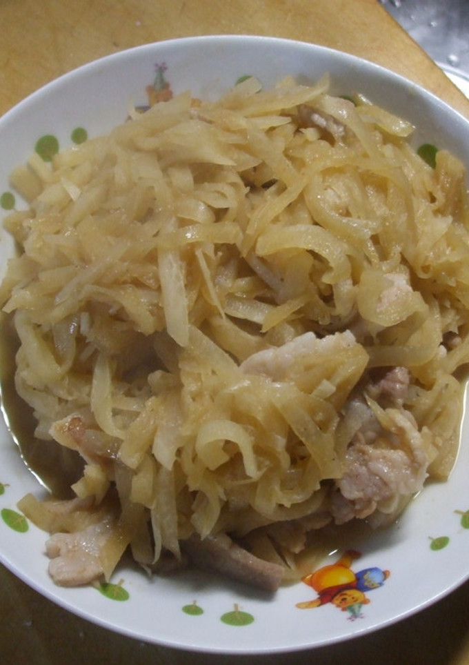 かんたん！だいこんの炒め煮-レシピのメイン写真
