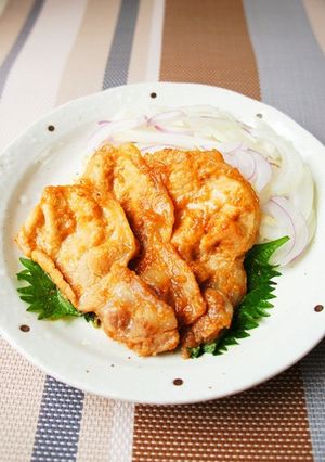 お酢＆味噌で♪やわらか豚のしょうが焼き-レシピのメイン写真