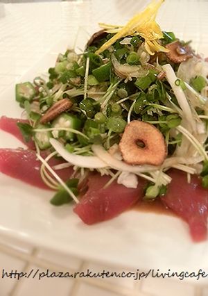 初鰹と薬味たっぷりのサラダ仕立て-レシピのメイン写真