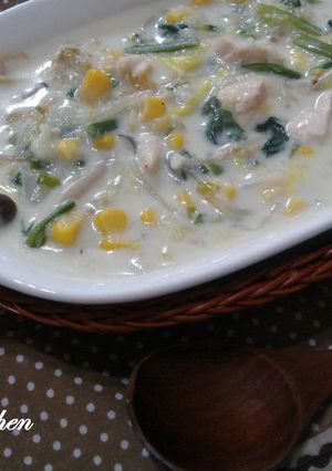 体ホカホカ☆ささみと野菜のクリーム煮-レシピのメイン写真