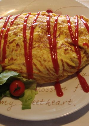 ジャンボオムライス!(^^)!-レシピのメイン写真
